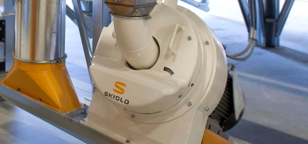 SKIOLD skivemølle - perfekt til formaling af korn