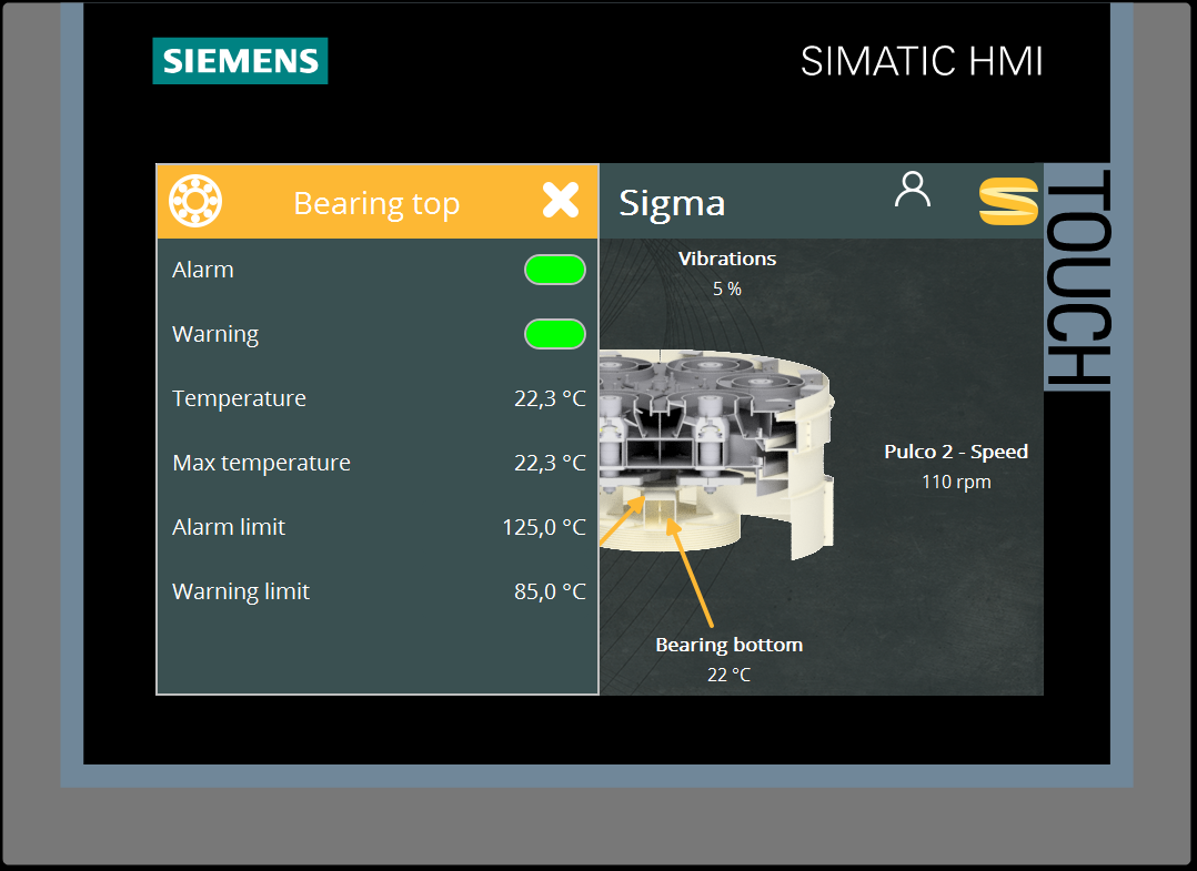 SKIOLD Guard overvågningssystem til kornrensningsmaskiner